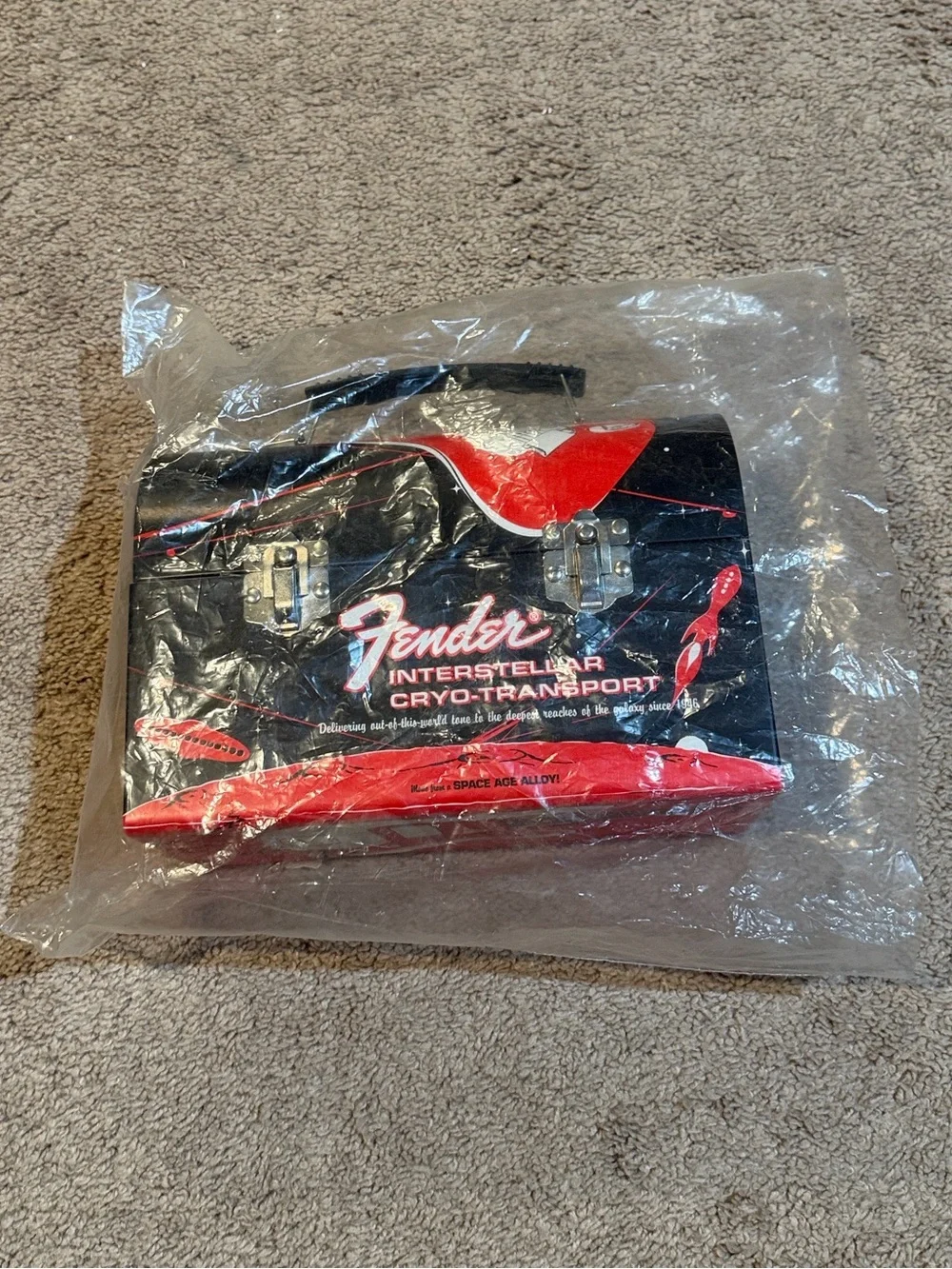 Fender Metal Lunchbox: Interstellar Cryo-Transport collectible 2007